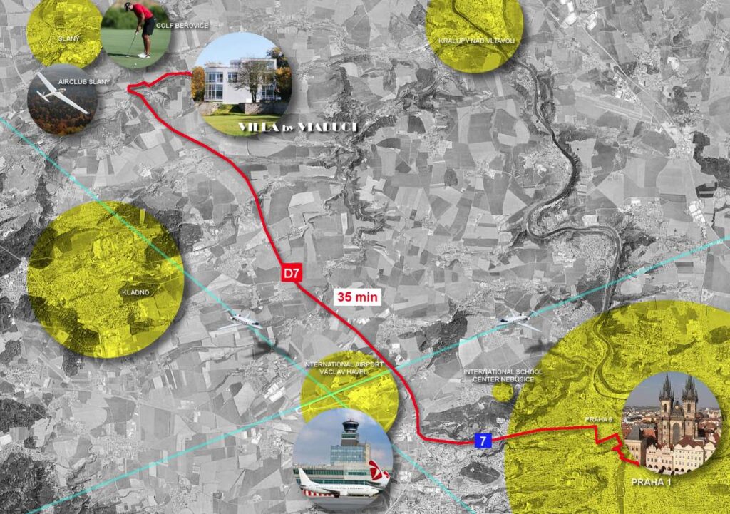 Mapka cesty do Podlesin